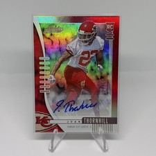 2019 ABSOLUTE JUAN THORNHILL ROOKIE Spectrum Orange AUTO /75 CHIEFS #164