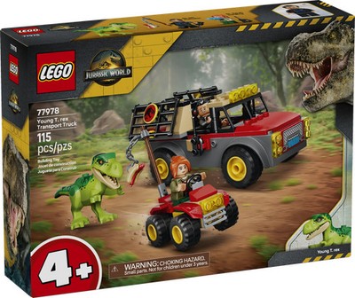 LEGO  Jurassic World Young T. rex Transport Truck 77978