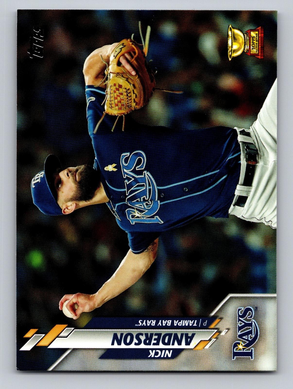 Nick Anderson 2020 Topps #500 Rays 582 Montgomery Club Save50%Buy8