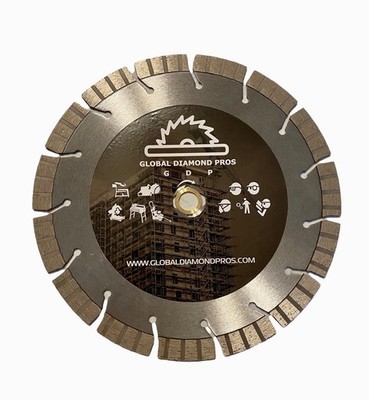 9'' All Purpose Diamond Saw Blades for Brick, Reinforced Concrete, Asphalt, Stone