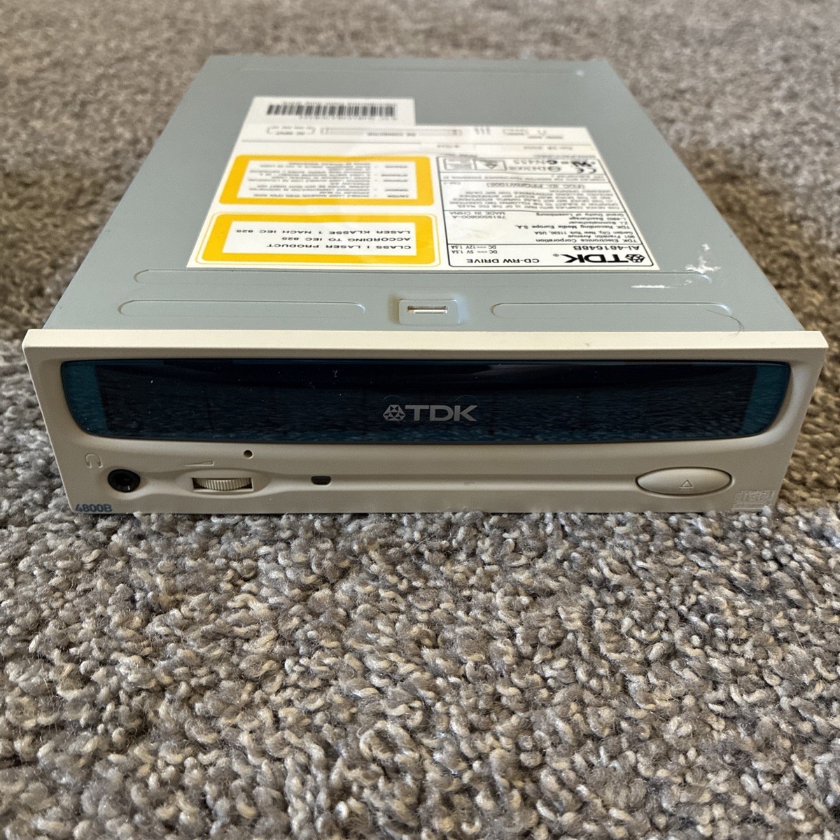 Vintage TDK Velo CD, Internal ATAP/E-IDE CD-Rewriteable Drive, AI