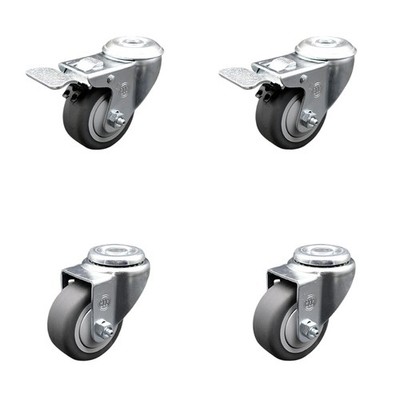 Festool 491932 3 Inch Replacement Caster Set with Brakes   Service Caster Brand