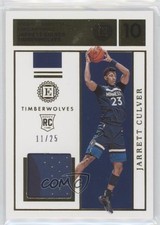2019-20 Panini Encased Rookie Label Materials Prime 11/25 Jarrett Culver u6m