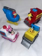 Disney Junior Mickey Minnie Donald Pluto Lets Work Ambulance Firetruck Vehicles