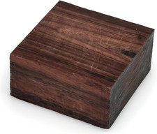Granadillo Unfinished Wood Bowl Blanks Hardwood Square Blocks for DIY Woodworki