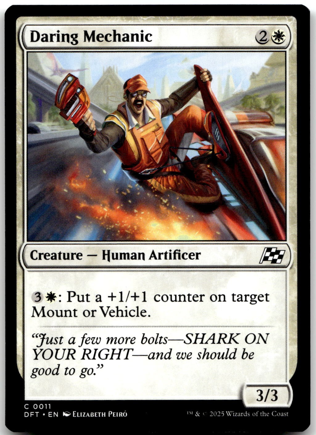 Daring Mechanic 11 Common Aetherdrift Magic: The Gathering Near Mint