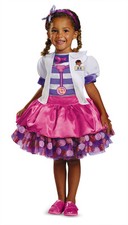 Disney Doc McStuffins Girls Costume Tutu Dress Doctor Outfit and Headband