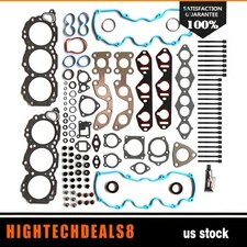 2001-2004 For Nissan Frontier Engine Head Gasket Bolts Set 3.3L