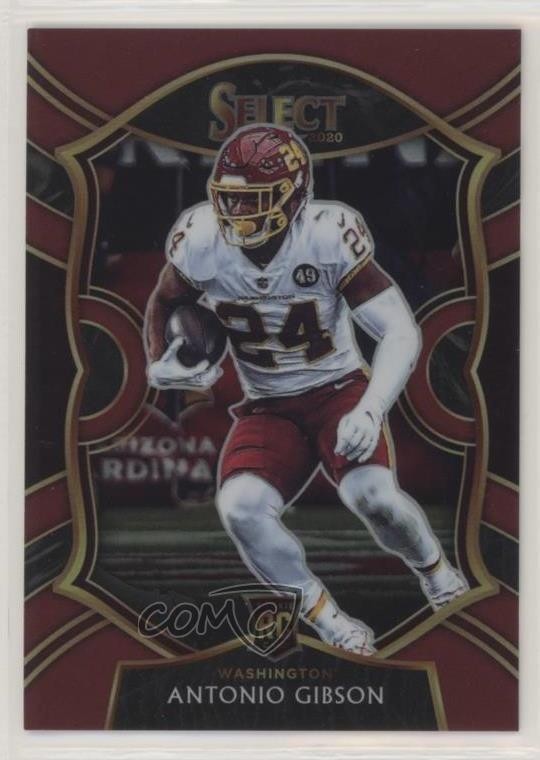 2020 Panini Select Concourse Maroon Prizm /149 Antonio Gibson #72 Rookie RC