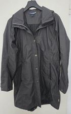 Meru Regenmantel Damen Größe 44 Schwarz (Or...