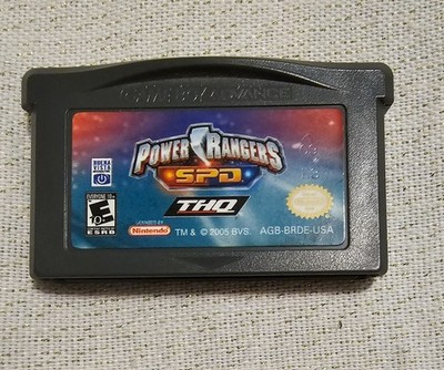Power Rangers SPD Nintendo Gameboy Advance GBA Authentic Works