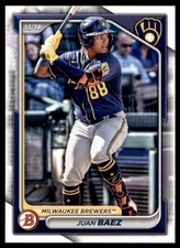 2024 Bowman Draft Juan Baez Milwaukee Brewers #BD-150