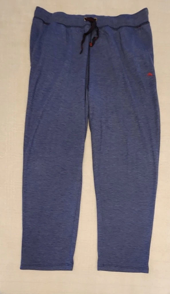 Tommy Bahama Pants Mens Large Blue Lightweight Sweat Pant XL/EG Lounge Pajama PJ