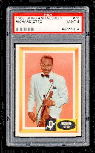 1960 Fleer Spins and Needles #76 Richard Otto PSA 9