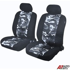 Front Sitzbezug-Set Grau Camouflage Schoner Für Renault Clio Captur Megane