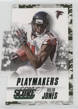 2015 Score Playmakers Green Camo Julio Jones #18 uk2