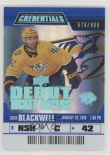 2019 Upper Deck Credentials Debut Ticket Access /999 Tier 1 Colin Blackwell z6b