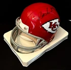Patrick Mahomes Signed Kansas City Chiefs Riddell Speed Mini Helmet PSA DNA Au