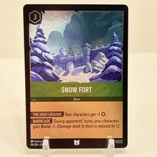 Disney Lorcana Winterspell Snow Fort Foil 98/204 NM