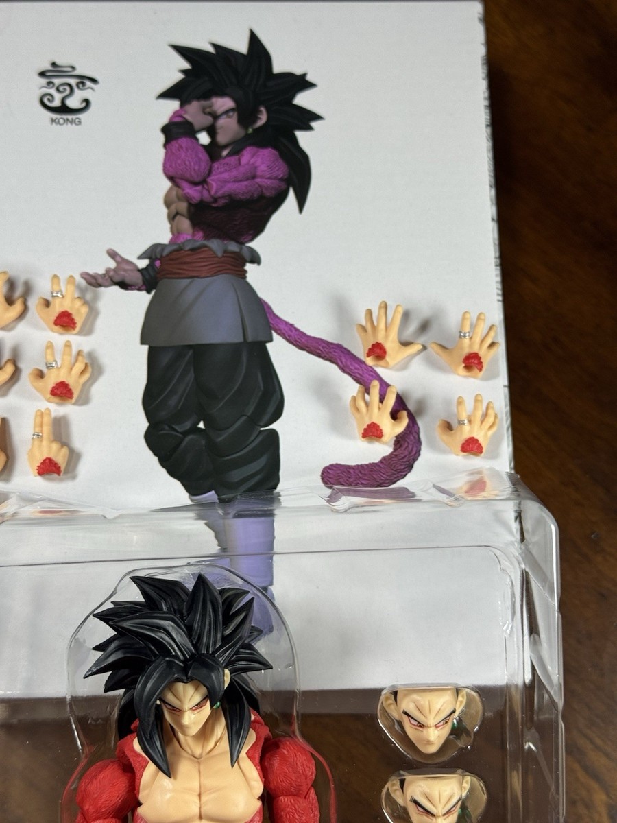 SH Figuarts Kong Studios Dragon Ball Goku Black SSJ4 K012 Red Fur