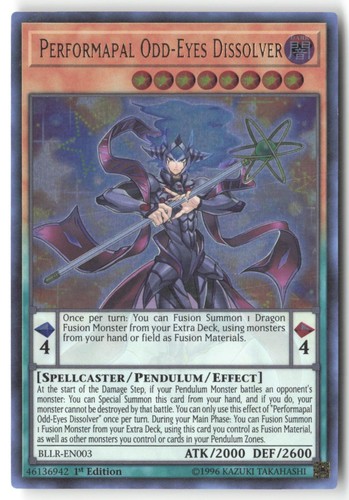 Performapal Odd-Eyes Dissolver BLLR-EN003 card