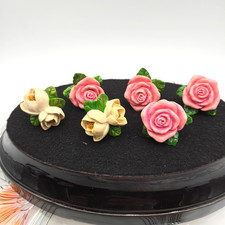 Whimsical Drawer Pulls Flowers W/ Screws