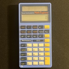Texas Instruments Math Explorer Scientific Calculator LCD Display Battery