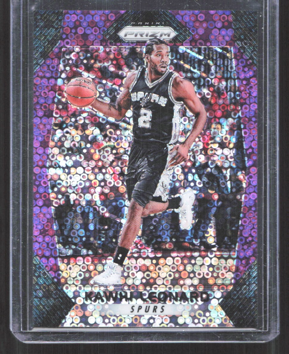 2017-18 Panini Prizm #293 Kawhi Leonard Prizms Purple Fast Break /75 *SBGCARDS*