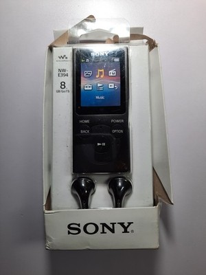 Sony Walkman NW-E394 MP3 Digital Music Audio Player 8GB Black **Smushed Box