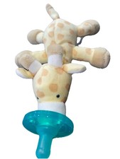 L K Mary Meyer Wubbanub Pacifier Giraffe Plush Binky Soother Boy Neutral FAST