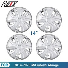 14 Wheel Hub Covers Snap On Full Hub Caps Fit 2014-2025 Mitsubishi Mirage 14 Wheel Hub Covers Snap On Full Hub Caps Fit 2014-2025 Mitsubishi Mirage