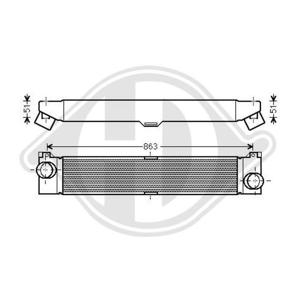 LadeluftküHler Diederichs DCA1041 Diederichs Climate FüR CitroëN Fiat Peugeot-image