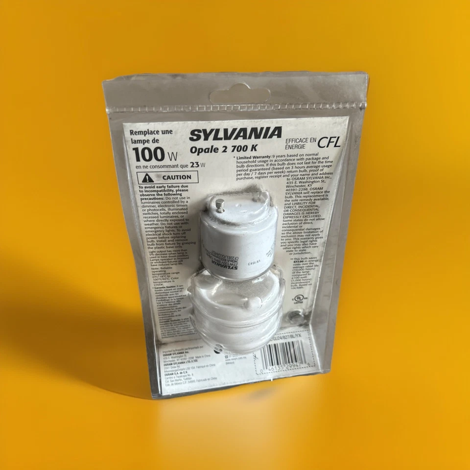 🔥(AN) ***QTY 3*** Sylvania CF23EL GU24 827 BL YX 23W ***FREE SHIPPING*** - Image 3 of 3