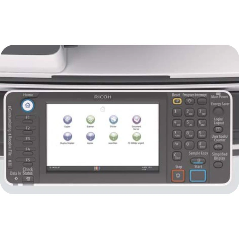 Ricoh MP 2553SP Multifunktionsgerät auf Unterschr. mit 100.485 Seiten ohne Dr... - Bild 2 von 2