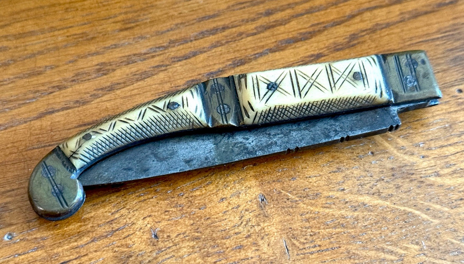 EXTREMELY RARE REVOLUTIONARY WAR COLONIAL PERIOD POCKET KNIFE 1760-80