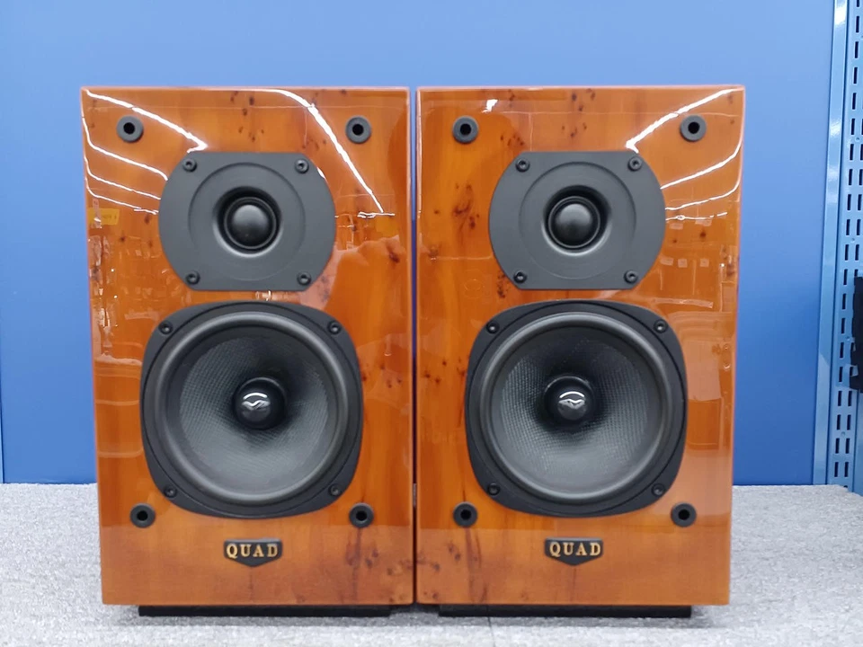 Par de altavoces de estantería QUAD 77-11L Hi-Fi Studio Audio probado Japón T... - Imagen 1 de 4