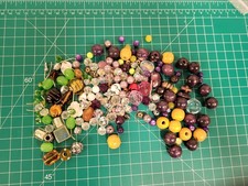 Jewelry Making Beads Lot Mixed Shape Color Glass Stone Wood Acrylic Craft Supply