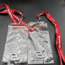 Budweiser #8 Dale Earnhardt Jr Cordón Credencial Titular de Billetes Par