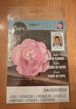 Sizzix Framelits David Tutera 562400 Large Peony Die Cut Template Flower