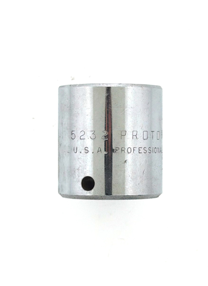 Proto Professional 1" Shallow Socket 3/8" Drive 12 Point 5232 USA