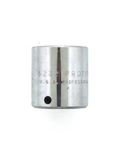 Proto Professional 1" Shallow Socket 3/8" Drive 12 Point 5232 USA