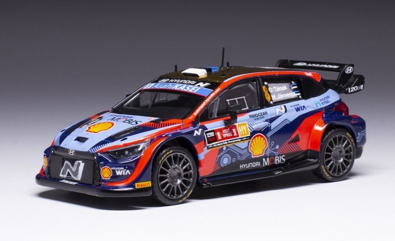Hyundai i20 Rally 1 IXO RAM872.22 voiture miniature WRC Acropole 2022 1/43