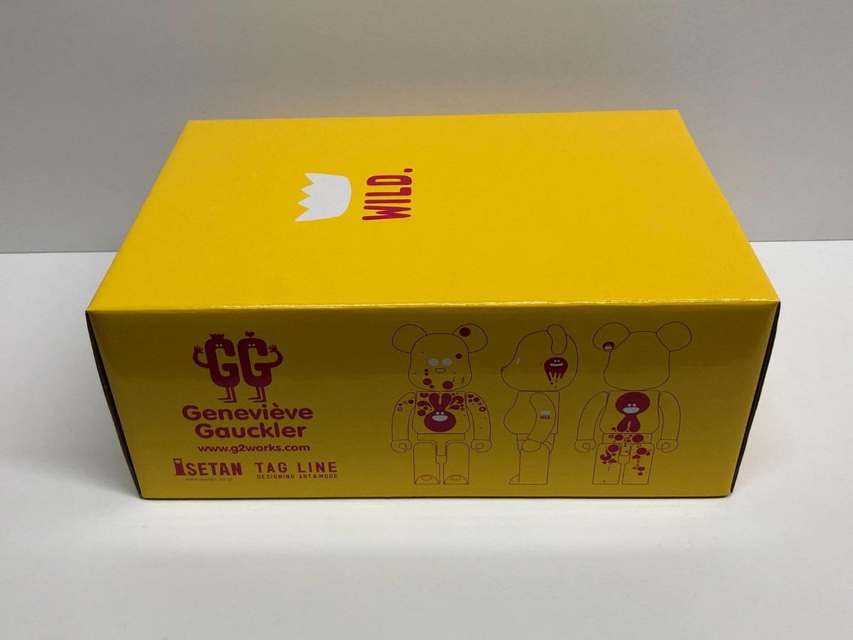 Bearbrick Genevieve Gauckler WILD 400% 100% Set Limited Be@rbrick