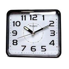 Wm.Widdop Alarm Clock Dual Indicating Light System Luminous Hands
