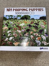 1000 Piece Puzzle 101 Pooping Puppies Dogs Pooping Puzzle New Sealed 2020.