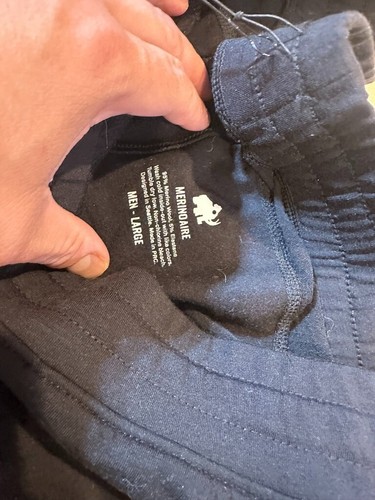 Woolly Merinoaire 360gsm Flexmerino Jogger Pants Black Size Large Merino Outdoor - Picture 5 of 9