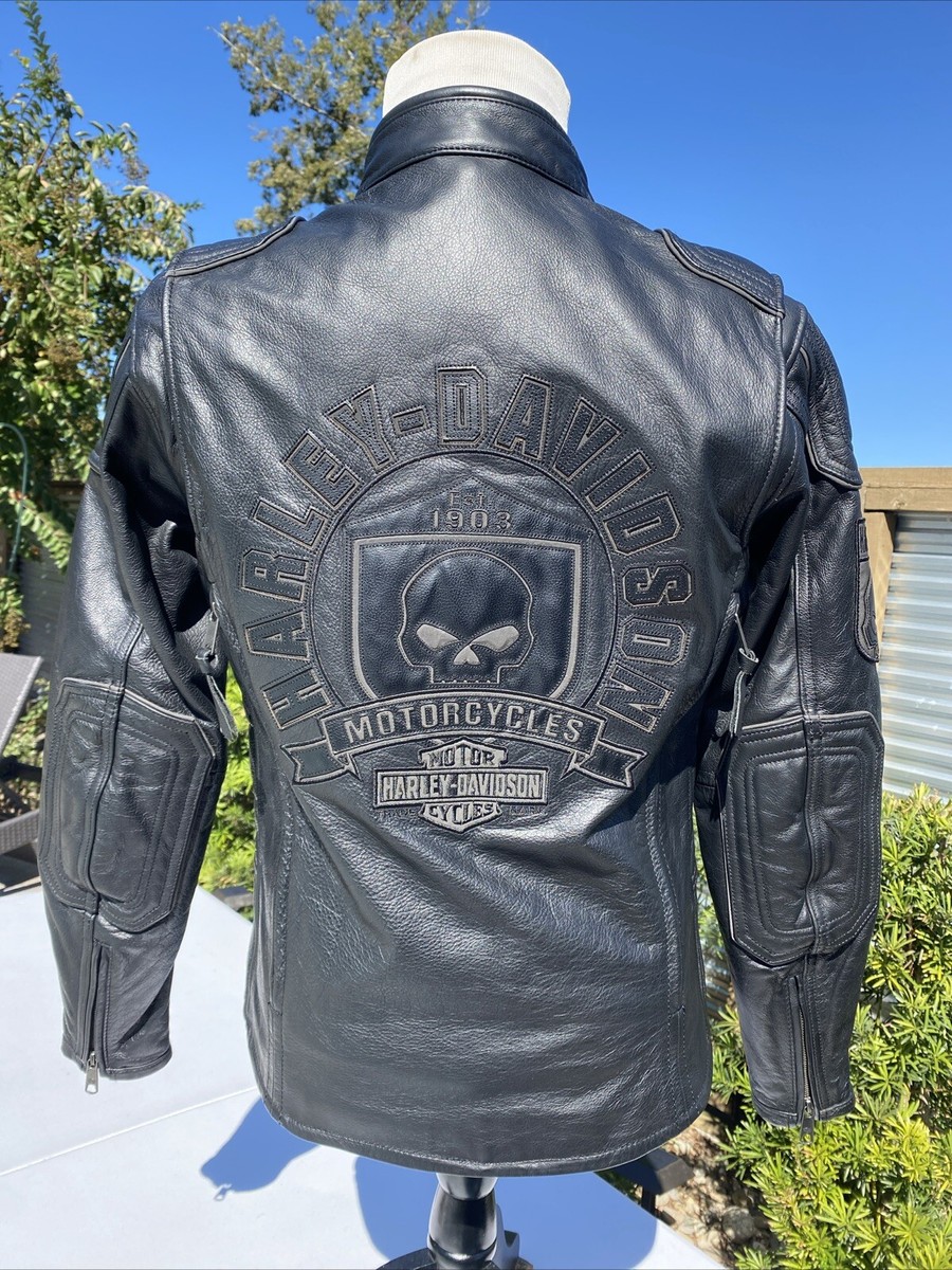 Riku　Harley Davidson Leather Jacket Riku Harley Davidson Leather Jacket Motorcycle Leather