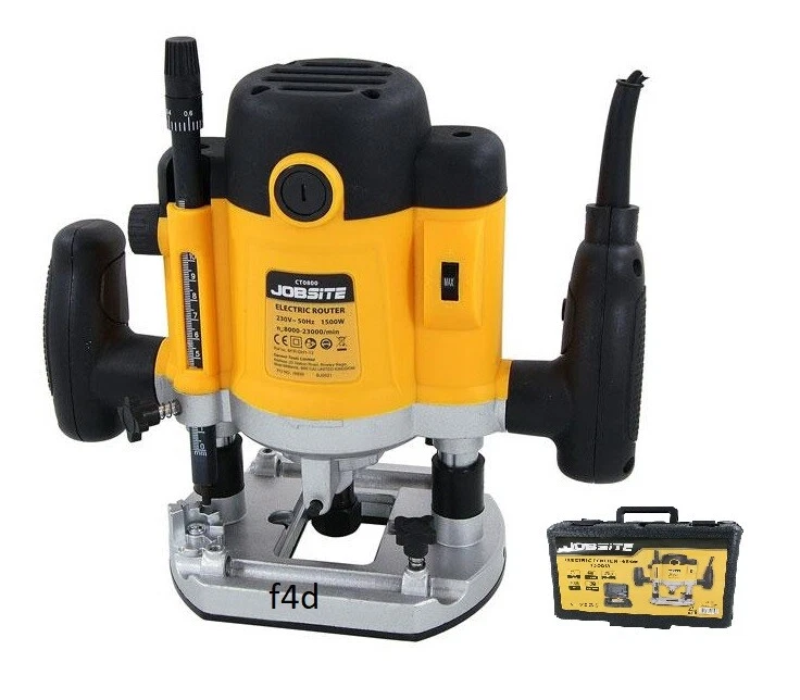 PLUNGE ROUTER 1500W 1 2