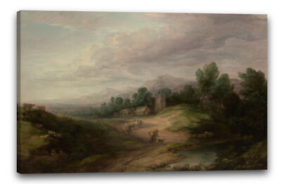 Kunstdruck Thomas Gainsborough - Bewaldete Hochland-Landschaft
