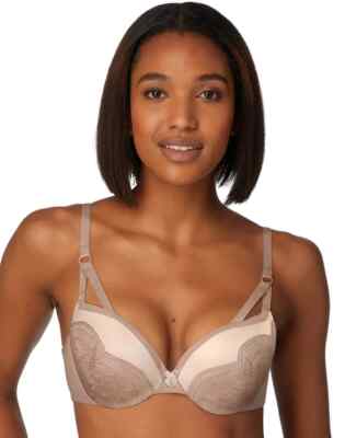 Maidenform Love The Lift Push Up & In Lace Demi Underwire Bra DM9900 9900